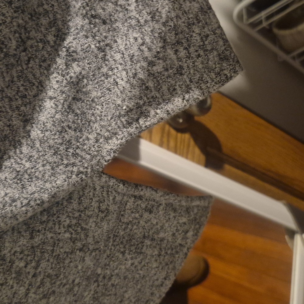 Lucky Brand Womens Heather Gray Crewneck Sweater - Picture 2 of 9